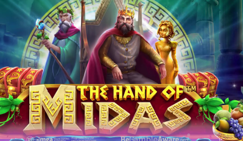 The Hand of Midas, caça-níqueis The Hand of Midas, slot de Midas, tesouro dourado, bônus The Hand of Midas, rodadas grátis, caça-níqueis online, multiplicadores Midas, como jogar Hand of Midas, símbolos dourados